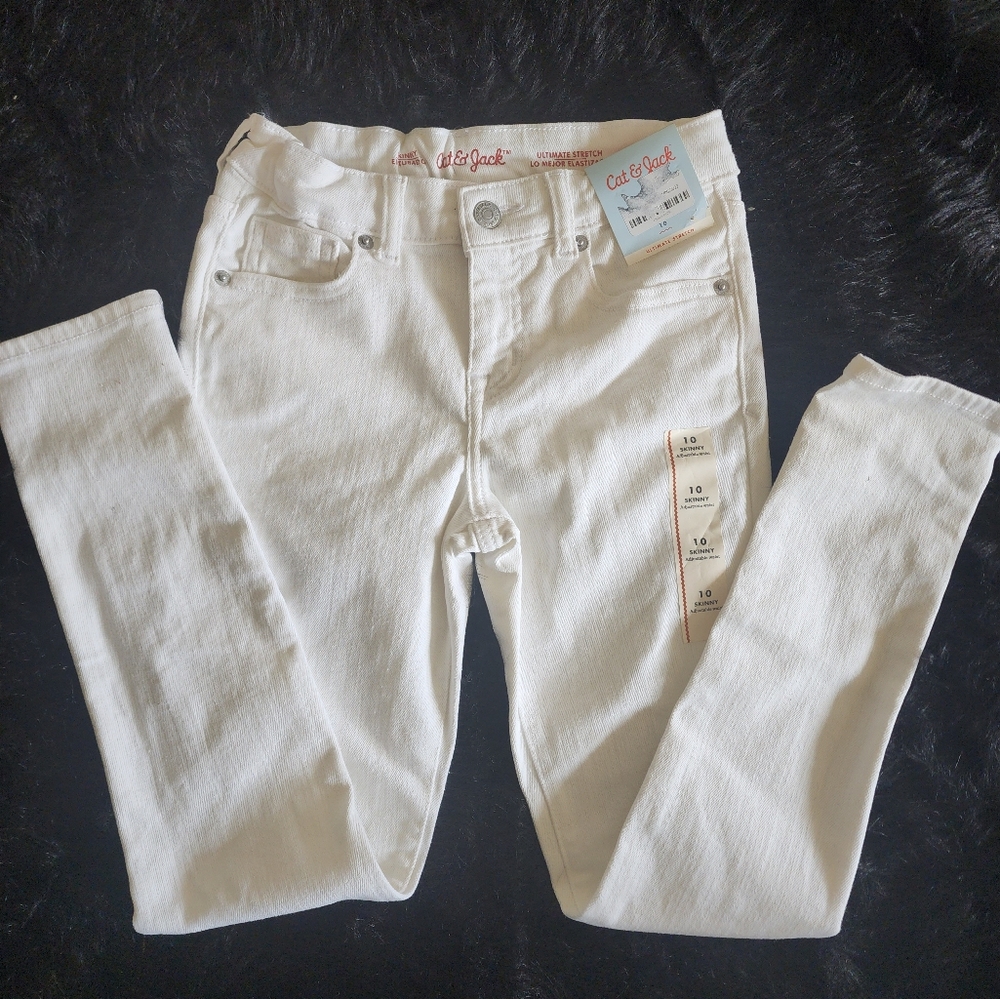 Cat and Jack White Skinny Jeans